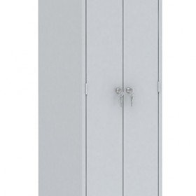 Двухсекционный металлический шкаф для одежды шрм - с Двухсекционный металлический шкаф для одежды шрм - с