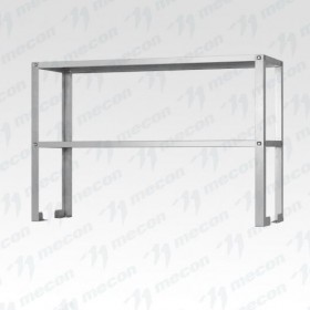 Полка-надстройка настольная ПННн - 1200*300*800 "Norma Inox", нерж., 2 уровня для стола с отверстием Полка-надстройка настольная ПННн - 1200*300*800 "Norma Inox", нерж., 2 уровня для стола с отверстием