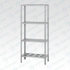 Стеллаж полочный СПЛб - 1000*500*1600 "Base" (полка-решетка 4 шт.) Стеллаж полочный СПЛб - 1000*500*1600 "Base" (полка-решетка 4 шт.)