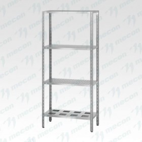Стеллаж полочный СПЛн - 1200*400*2000 "Norma Inox" (полка-решетка 4 шт.) Стеллаж полочный СПЛн - 1200*400*2000 "Norma Inox" (полка-решетка 4 шт.)