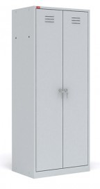 Двухсекционный металлический шкаф для одежды шрм - ак/800
