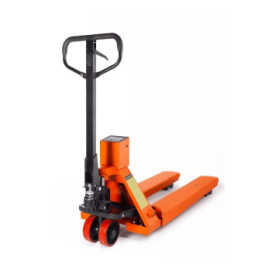 Тележка гидравлическая 2500 кг 1150 мм TOR CBY-CW2 с весами (полиуретановые колеса)