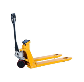 Тележка гидравлическая 2500 кг 1150 мм TOR WH-25ES с весами (полиуретановые колеса)