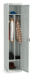Модульный шкаф для одежды ШРС 11-400 с перегородкой