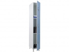 Шкаф для раздевалок WL 13-30 голубой/белый