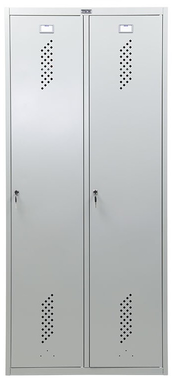 шкаф для одежды металлический 2 х секционный